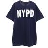 Delta NYPD New York City Police Print Short Sleeve T-shirt M Navy Men's Used