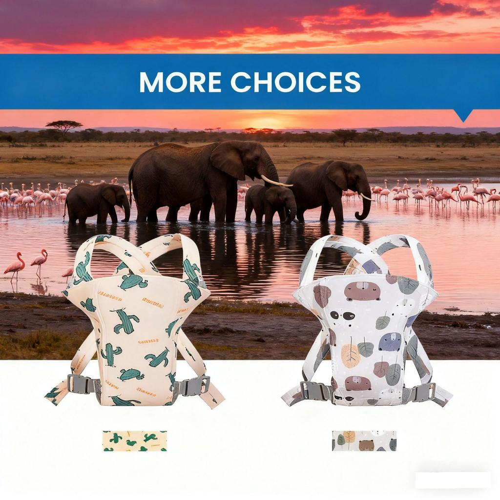 Multifunctional Baby Carrier & Front-Facing Waist Stool for Outings