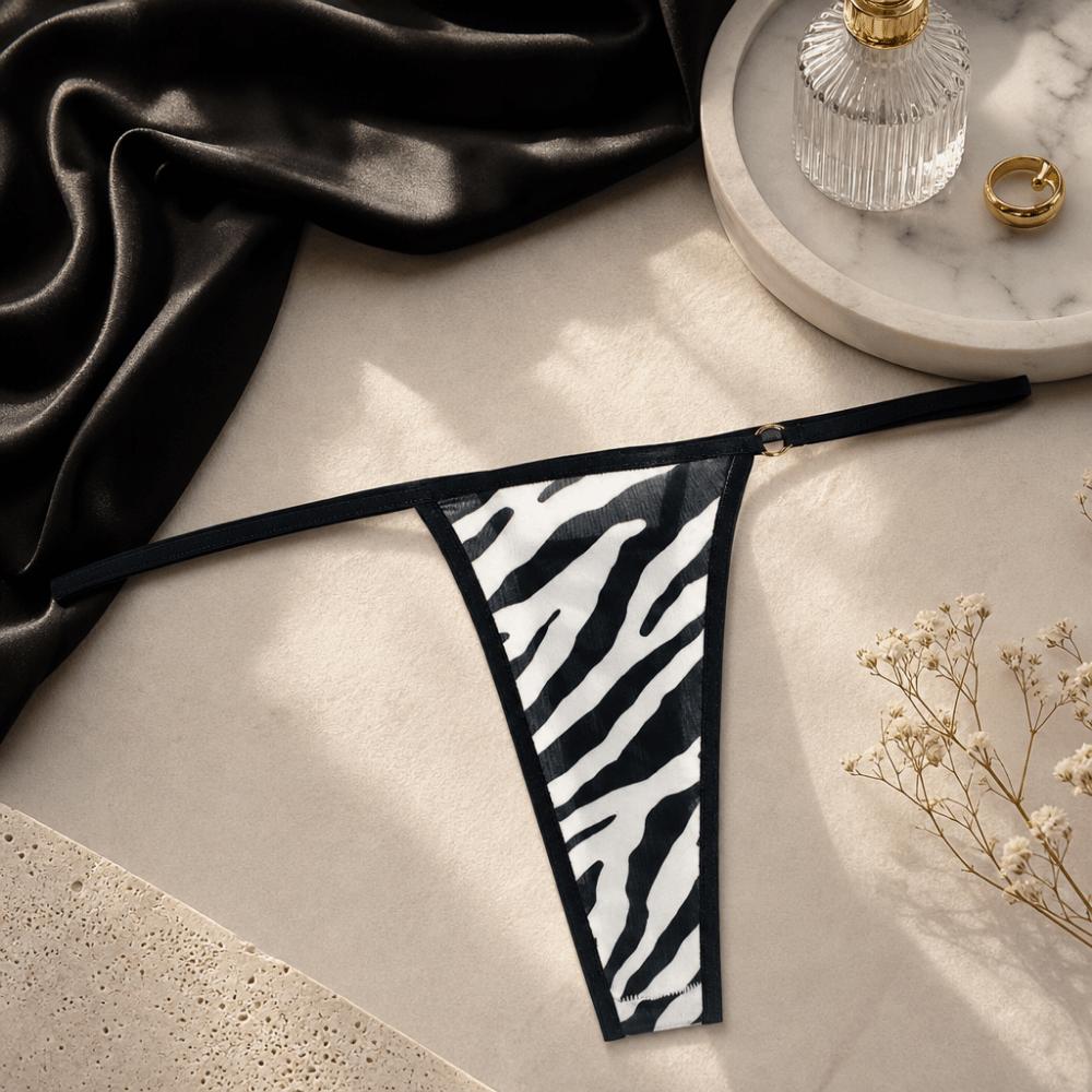 Dots Women Thongs Seamless Leopard Panties Breathable Striped Print Briefs Fitness Wear