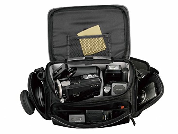 Sony Video Camera Case Soft Carrying Case Black 6.9L LCS-U30/B