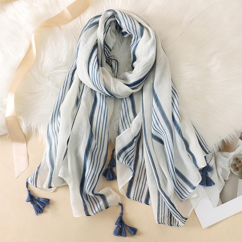 90*180CM New Fashion Printed Soft Linen Cotton Scarf Shawls Abstract Floral Tassel Viscose Scarves Lady High Quality Long Hijab