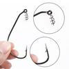 50  Pcs/set Fish  Hook Carbon  Steel Spring Soft  Lure Crank  Fishing  Hooks