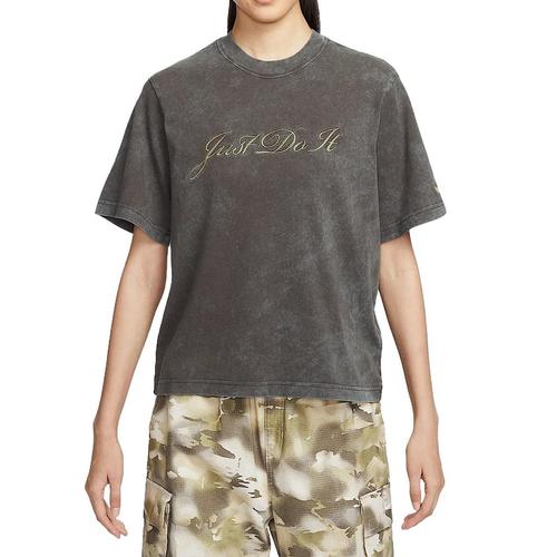 Nike Sportswear Regular T Shirt Women s Baroque Brown/Olive Green FZ4886-237 EU S коричневый