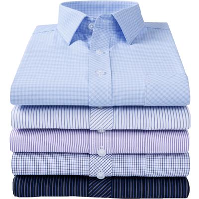 Men's Shirt Middle-aged Long-sleeved Shirt for The Elderly Dad Set Loose Old Clothing Grandpa Shirt