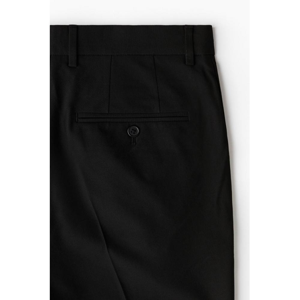 H M Tailored Pants sliM Fit Black