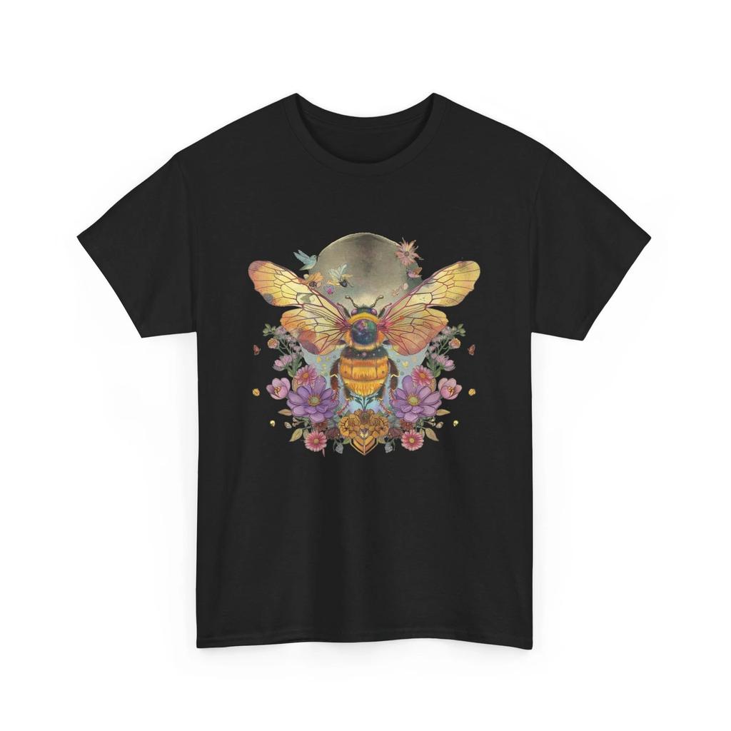 Bienen T-Shirt | Rette die Bienen T-Shirt | Honigbienen T-Shirt | Boho Biene Blühende Blumen T-Shirt