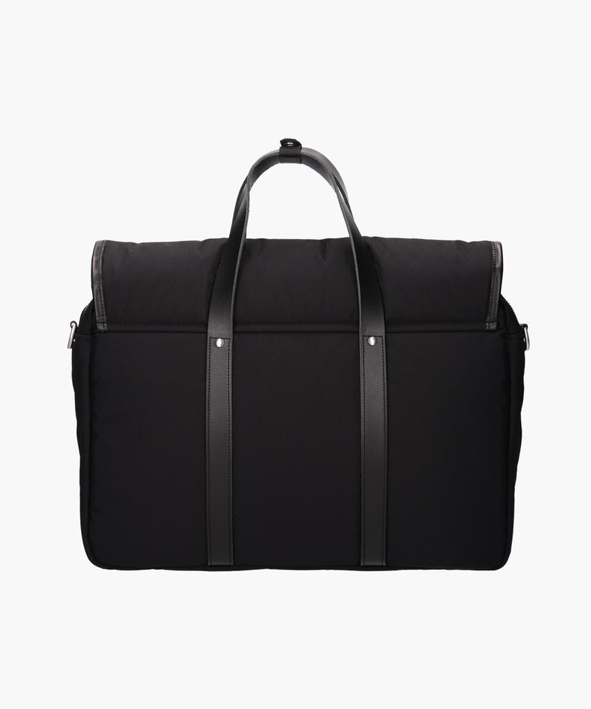 Thetung [Japanese Material_Ieum] Premium Leather Trim Business Tote Bag [Black]