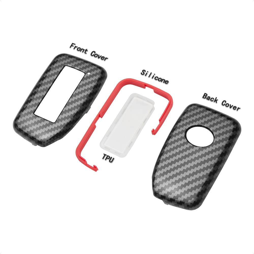 TANGSEN Smart Key Fob Case for LEXUS ES 350 GS F 350 450H IS 200 250 300 350 LX 570 NX 200T 300H RC F 200T 300 350 RX 350 450H 3 4 Button Keyless