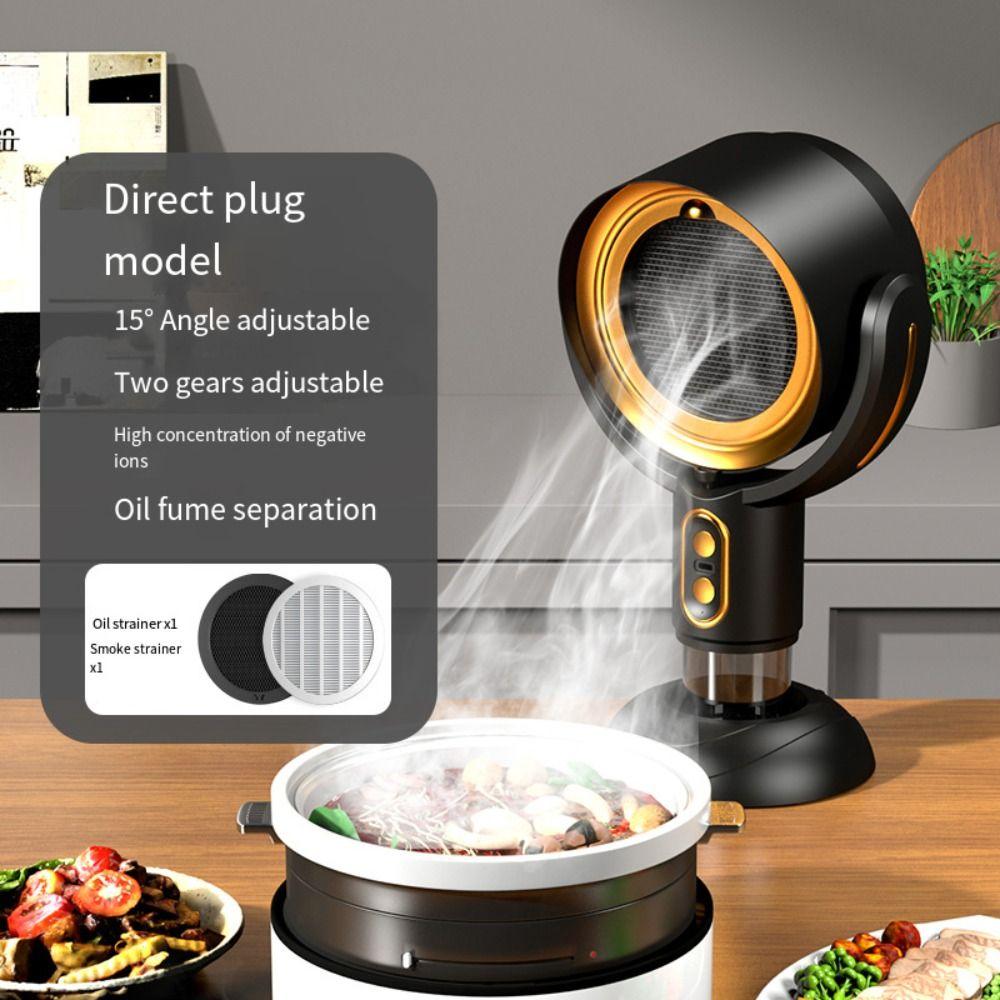 Space-Saving Mini Hood Extractor Portable Kitchen Exhaust Fan Cooking Fume Extractor  BBQ