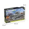 The English Version Is Compatible with the Small Particle Model of Military No. 1 Tank, a Children's Building Block Toy