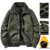 2025 Men's Velvet Jacket: Wear-Resistant, Warm, Detachable Fur Collar, Cotton Coat