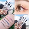 Influencer White Waterproof Ultra-Fine Eyeliner Pen - Long-lasting, Smudge-proof for Beginners and Women’s Color Makeup