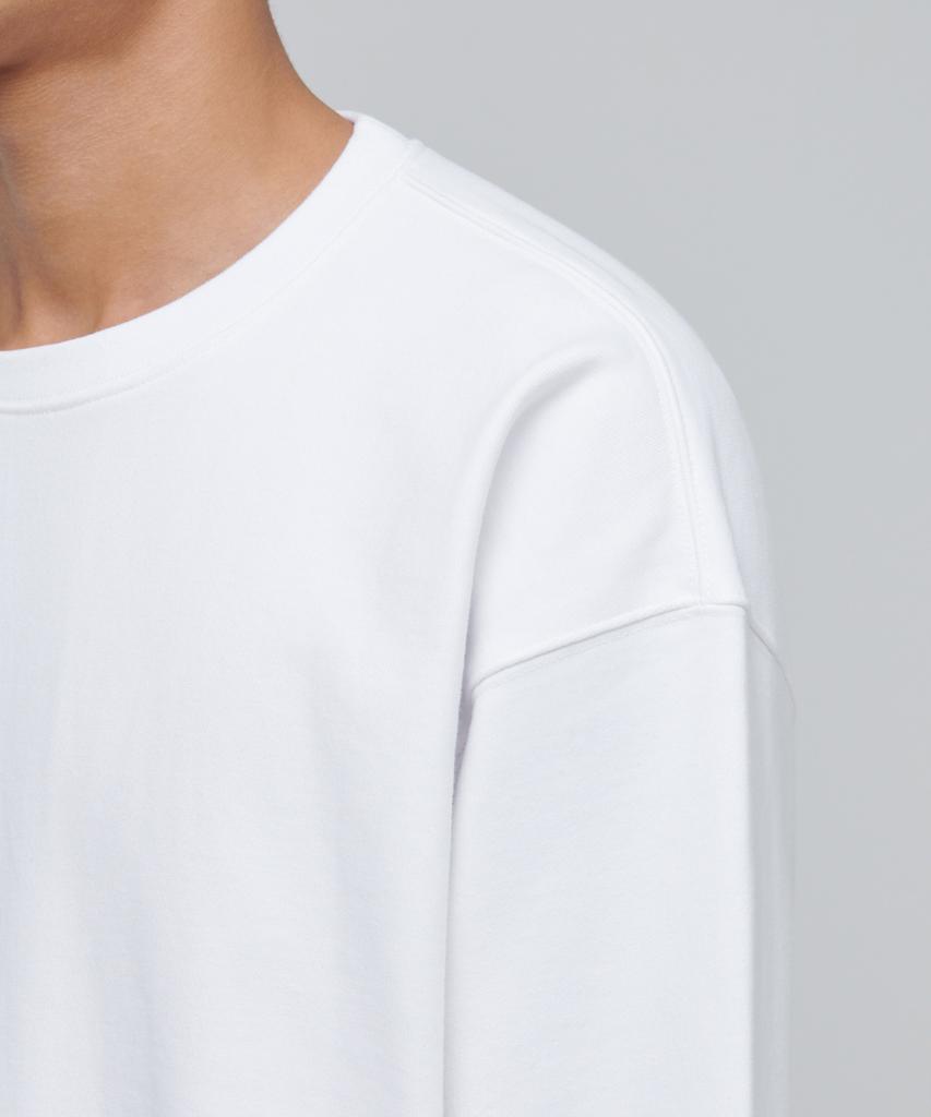 MUSINSA STANDARD Heavyweight Oversized Sweatshirt [White]