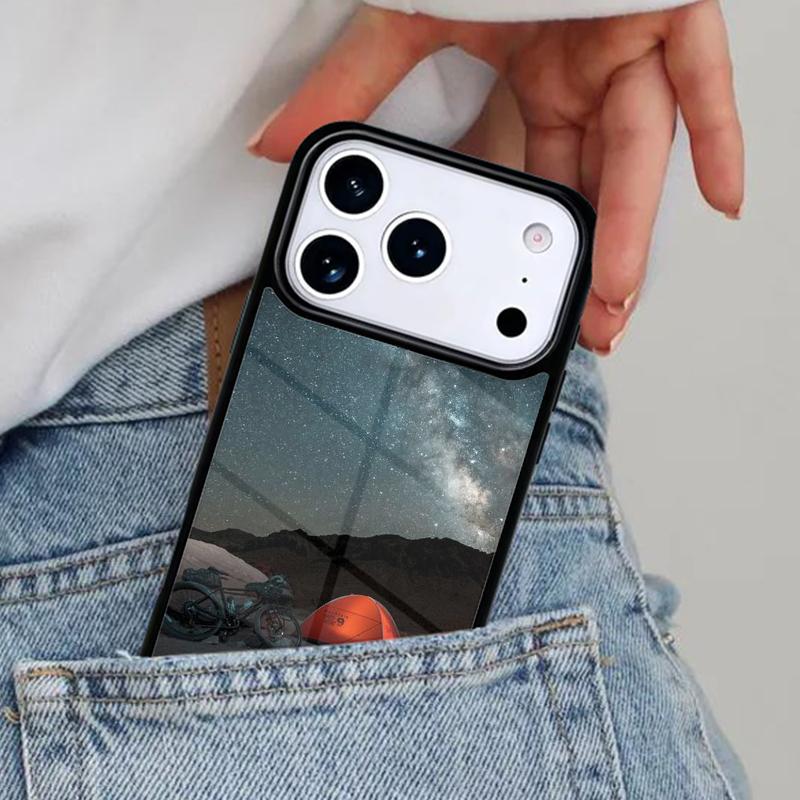 Camping Nature Mountain Phone Case for iPhone 16e 15 14 13 12 17 Pro Max Plus Air 17pro Cover Coque