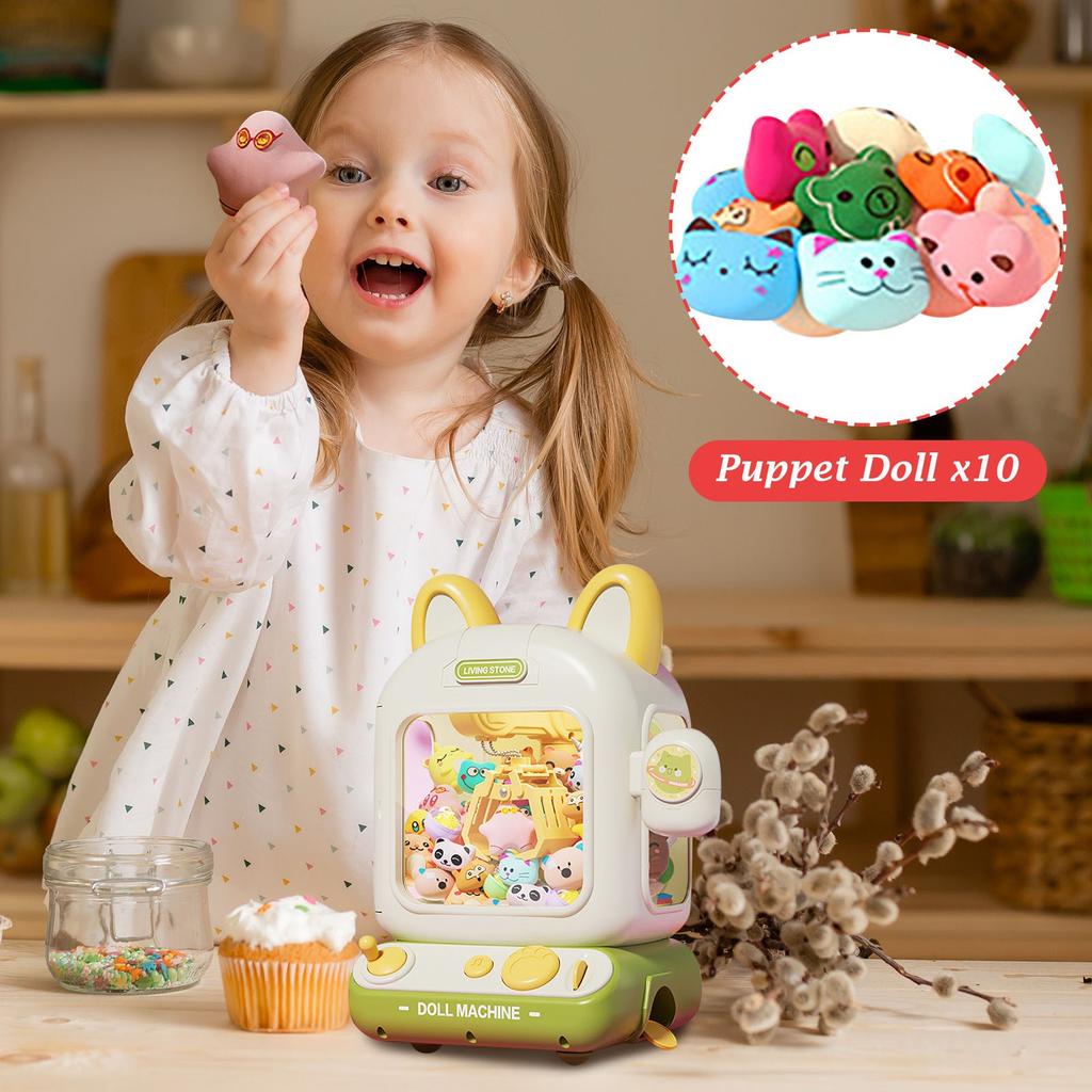 Máquina para crianças, máquina de venda automática, distribuidor de prêmios de brinquedos para meninas e meninos, jogo de fliperama eletrônico para festas de aniversário