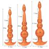 18+ Anal Plug with Tail Long Butt Plug Soft Liquid Silicone Huge Anal Plug Cosplay Sex Toys For Couple Adult Games Buttplug