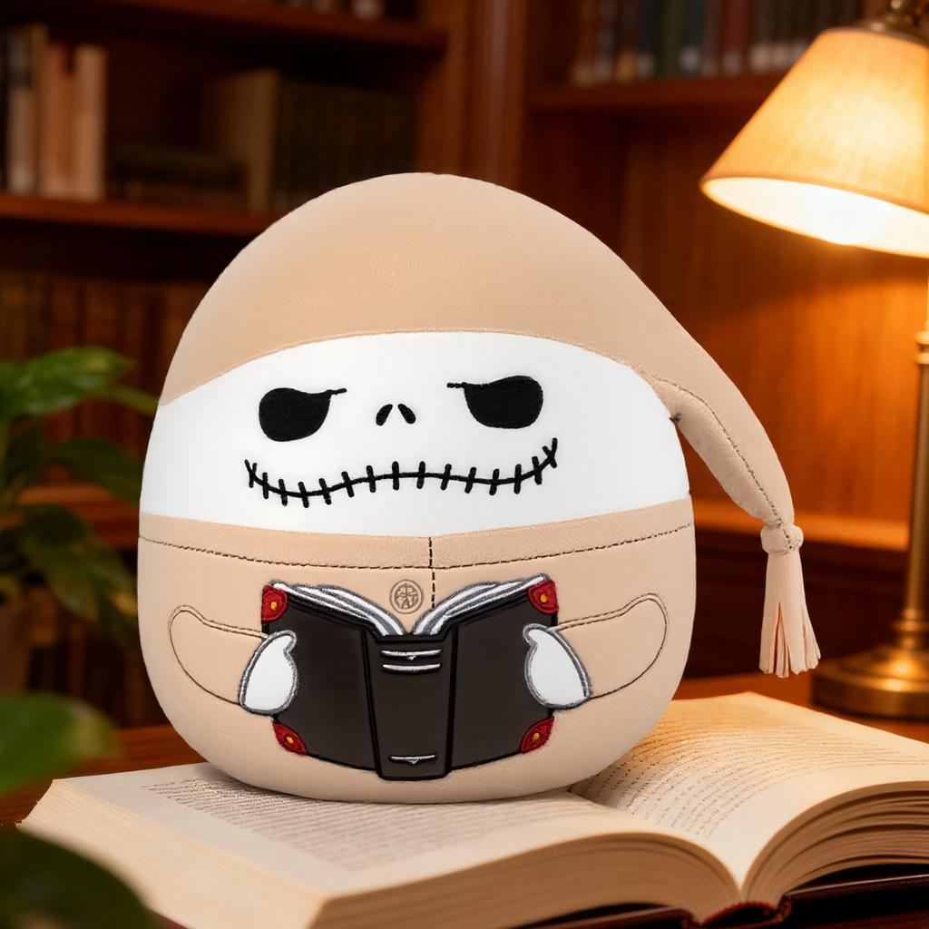 Cute Egg-shaped Plush Toy: Christmas Night  Horror- A Style Book-shaped Skeleton With A Very Cute Design
