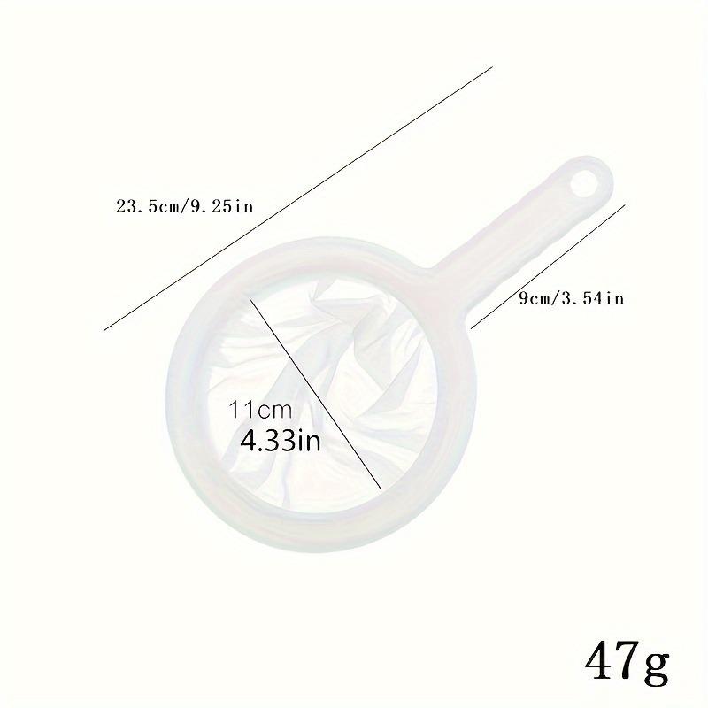 2pc Mesh Strainer For Soy Milk, Coffee, And Yogurt - Durable PC Material Dispenser For Efficient Filtration