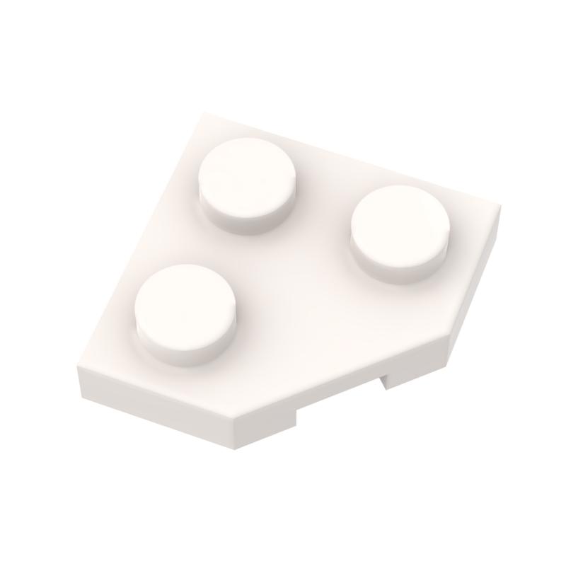 Non-Toxic Moc 10Pcs 26601 Wedge Plate 2X2 Building Blocks Kit Cut Corner Board Bricks Educational Particle Diy Toys Children Birthday Gift