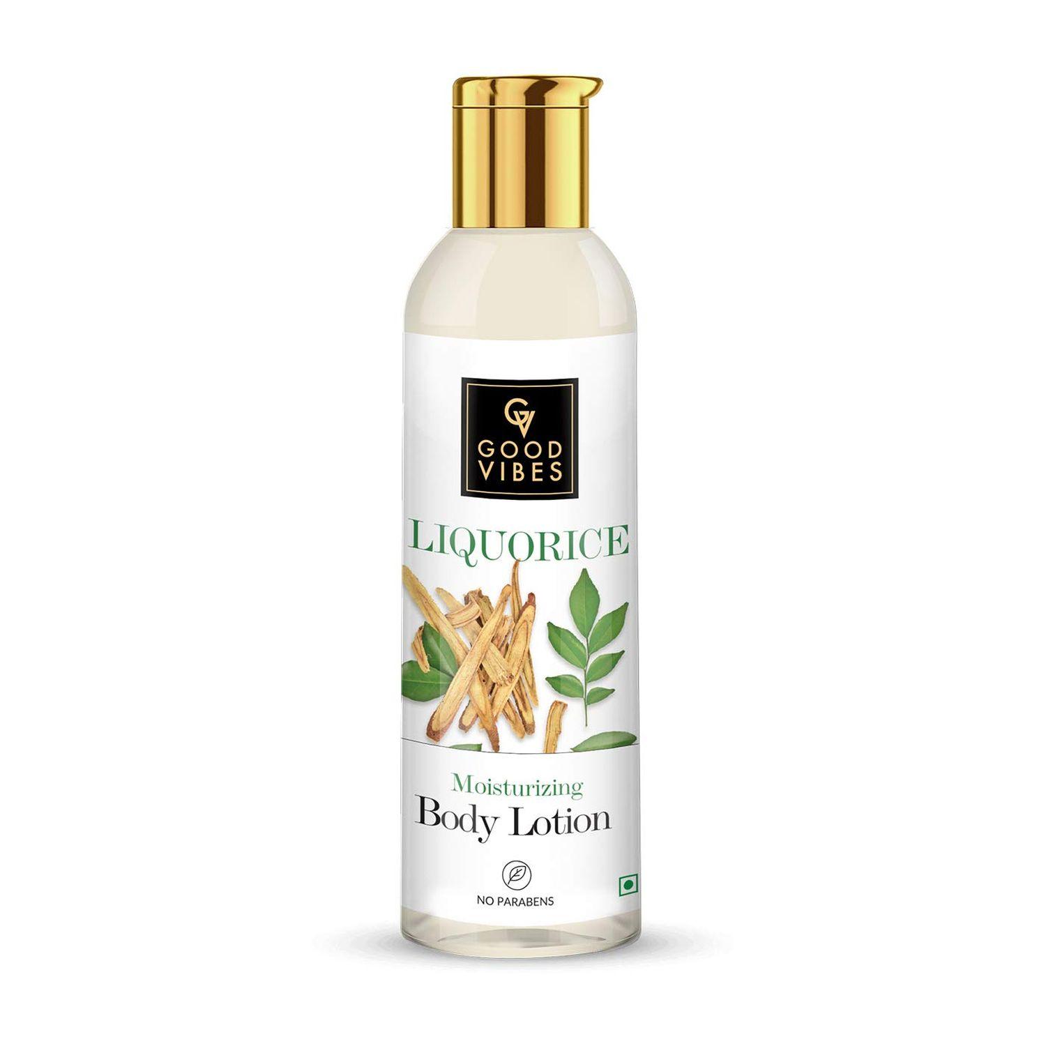 

Осветляющий лосьон для тела с лакрицей Good Vibes, 200 мл Liquorice, 200ml