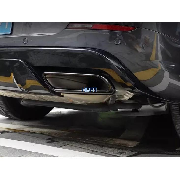 Car Styling Exhaust Pipe Cover Tail Throat Frame Body Accessories Exterior Sticker For Land Rover Range Rover Sport L461  +