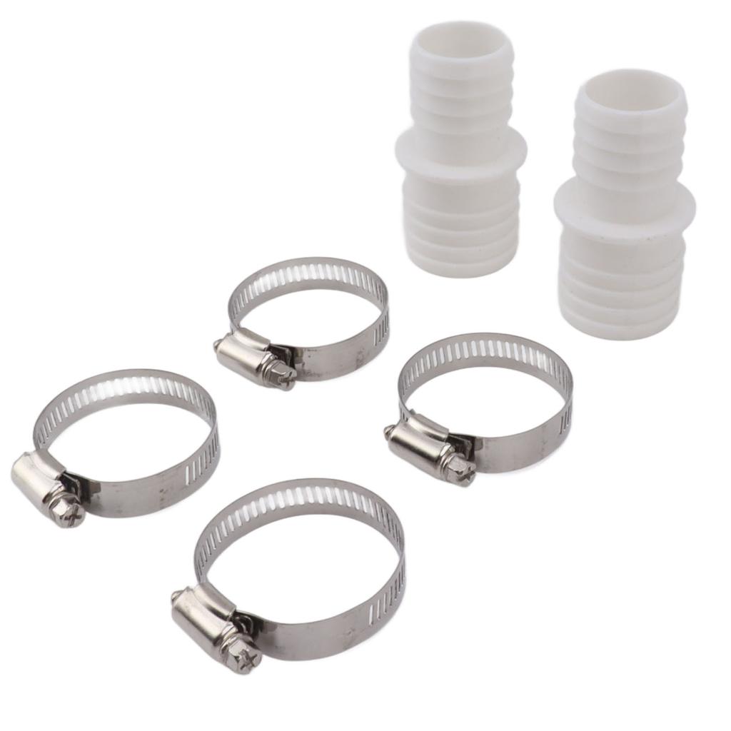 32mm Hose Coupling Pool Hose Adapter with Hose Clamp Hose Adapter Replacement for Pangea Tech