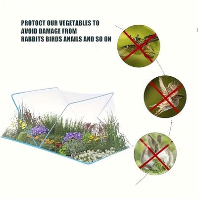 Garden Plant Protector Cover for Flower & Lawn Care, Blocks Rodent Damage, Durable & Transparent Design, Garden Plant Protection,Durable Garden Cover