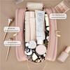 Double Zipper Waterproof Makeup Bag Large Capacity Toiletry Organizer Travel Cosmetic Pouch Portable for Women Men