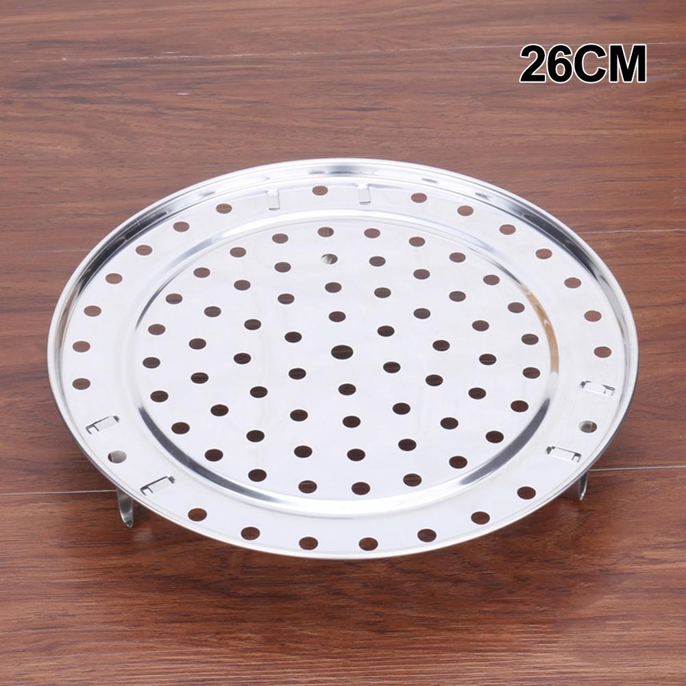 18-30cm Steaming Rack Rack Round Type Silver Stainless Steel