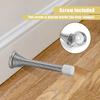 12 Pack Spring Door Stops Brushed Satin Nickel Flexible Spring Door Stopper Door Holder Wall Protections Hardware
