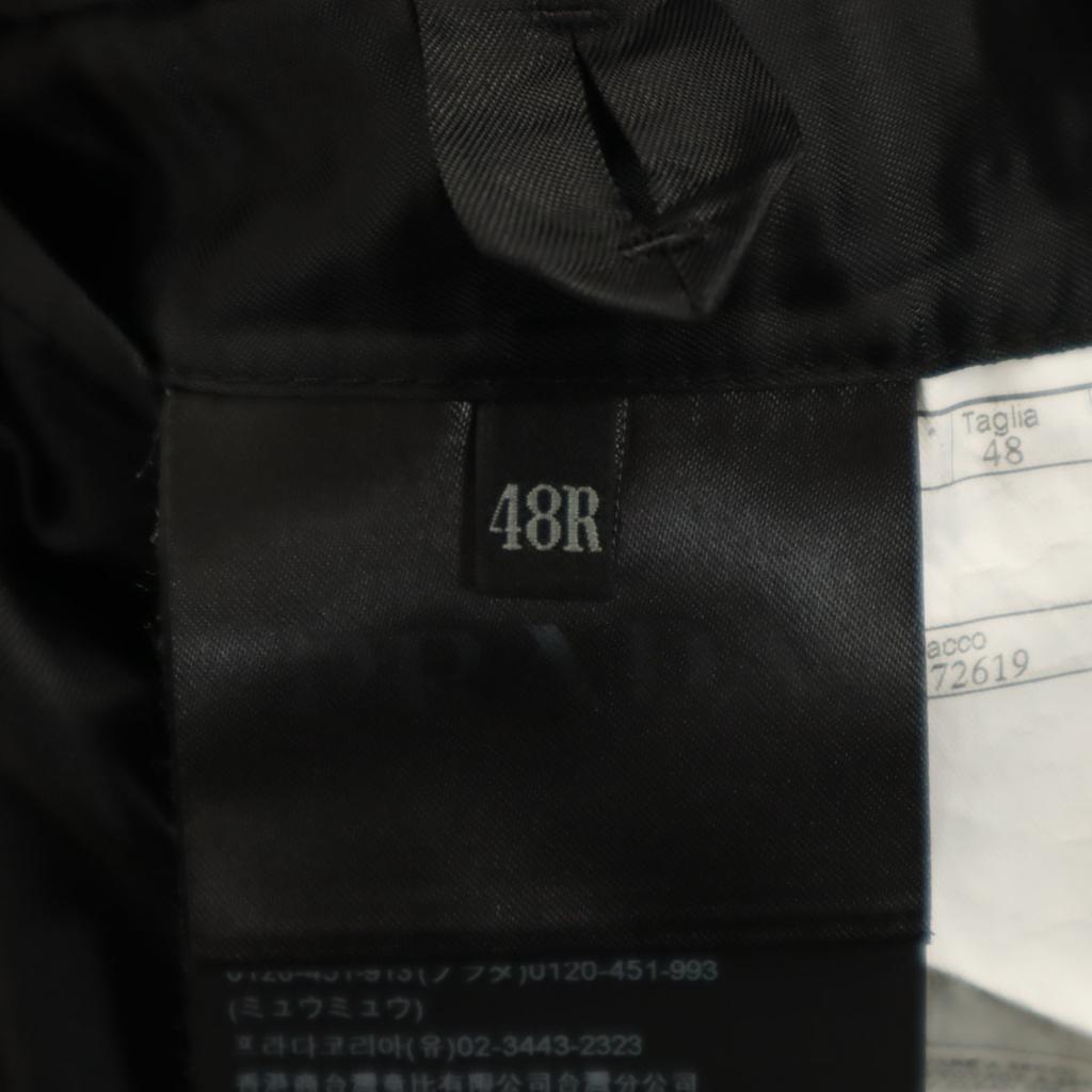 PRADA made in Italy tailored jacket 48R black Men's Used