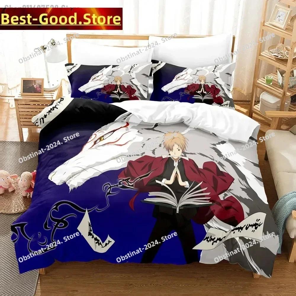 Comforter 3D Takashi Natsume Bedding Set Natsume'S Book Of Friends Printed With Soft Single Double Queen Super King