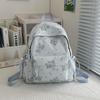 Women's Bear Printed Backpack Student's Lightweight Schoolbag