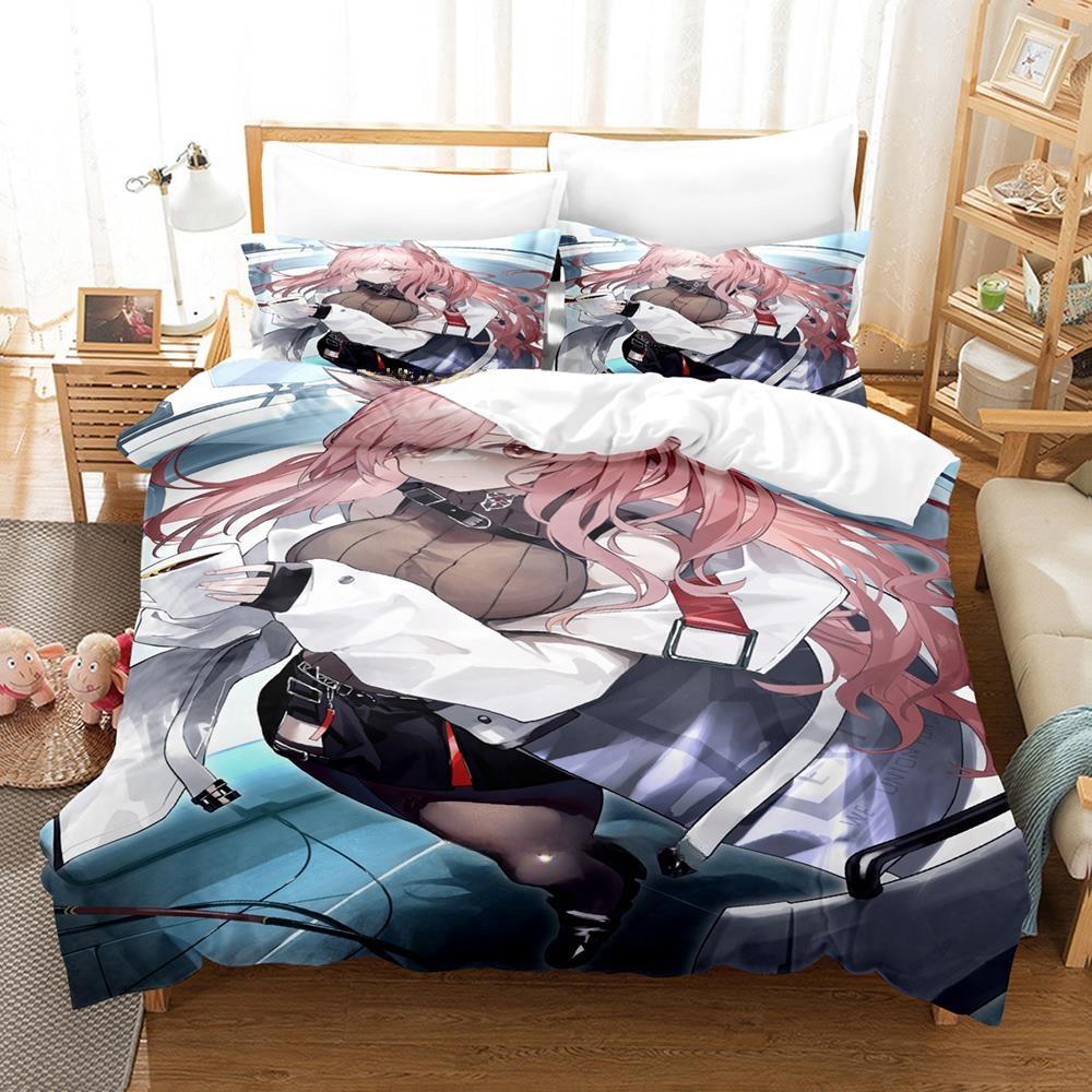 New Game Girls' Frontline: Neural Cloud Bedding Set Single Twin Full Queen King Size Bed Set Adult Kid Bedroom Duvet cover Sets