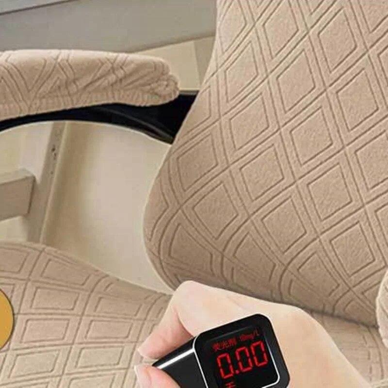 1 sada Spandex potah na kancelářskou židli Stretch Počítačová herní potah na židli Jacquard Elastické křeslo Potahy na sedák Housse De Chaise