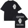 Rapper Quevedo Columbia Double Sided Print T Shirt Harajuku Hip Hop Short Sleeve Tshirt Men Women Casual Fashion Loose Tshirts