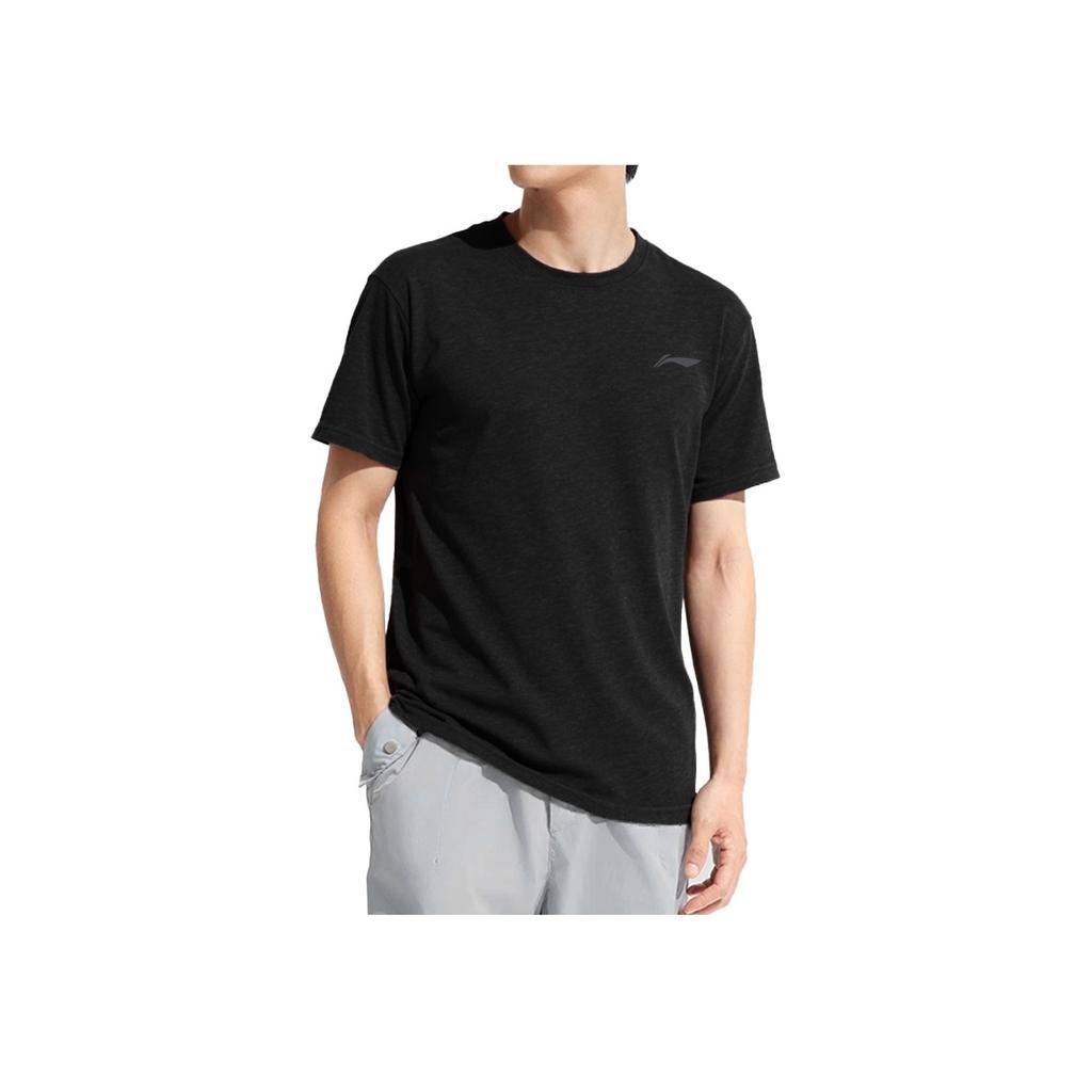 Li-Ning Quick-Dry Cool Comfortable Breathable Round Neck Casual Sports Short Sleeve T-Shirt Unisex Tops DWWQ101-1
