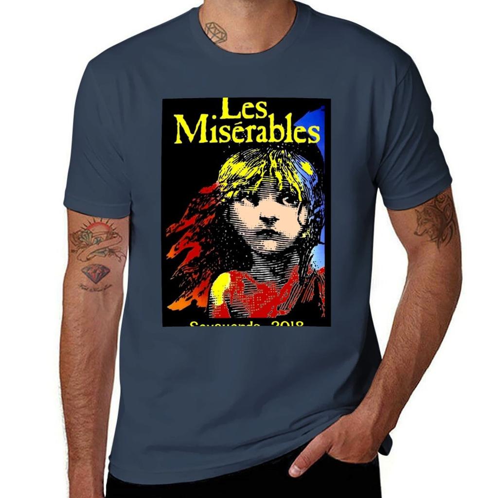LES MISERABLES Vintage Play TShirt Labor Work Casual TShirt