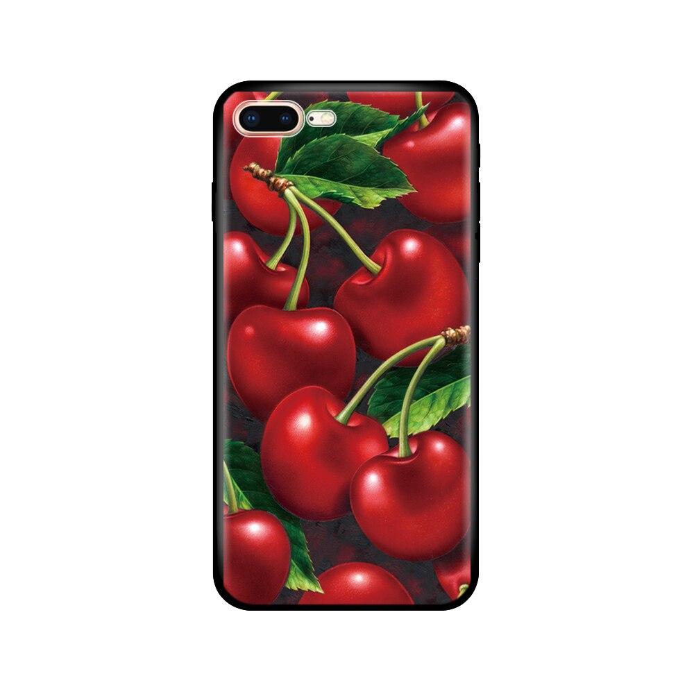 For Iphone 7 8 Case Silicon Soft Tpu Shell Cover For Apple iPhone 7 8 Plus Bag Funda Coque Etui Bumper Paiting Black Tpu Case