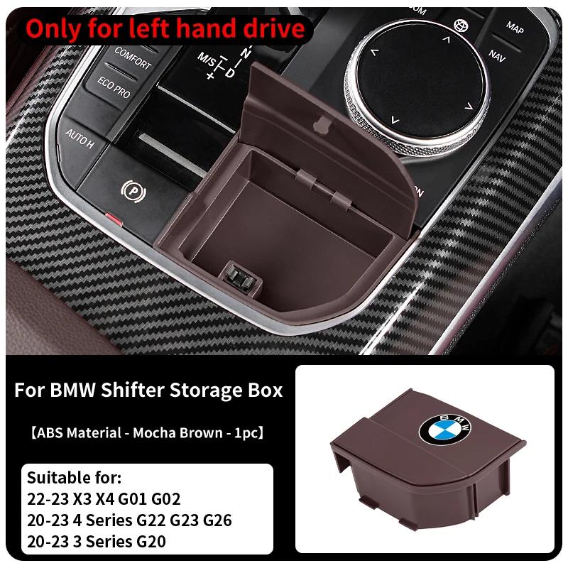Autoaufkleber 2025 Heiß LHD Auto Schalthebel Gangschaltung Control Aufbewahrungsbox Zubehör Verkleidung Für BMW 3 4 Serie G20 G22 G26 I3 I4 IX3 X4 X3 G01