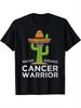 Cancerbekämpande Stöd Rolig Cancerkämpe Krigare T-shirt Unisex T-shirt