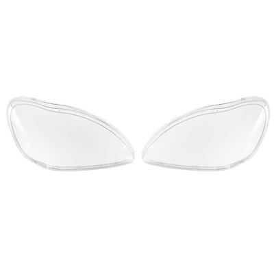 1Pair Headlight Shell Lamp Shade Transparent Lens Cover For S-Class W220 1998-2005 Headlamp Dust Cover