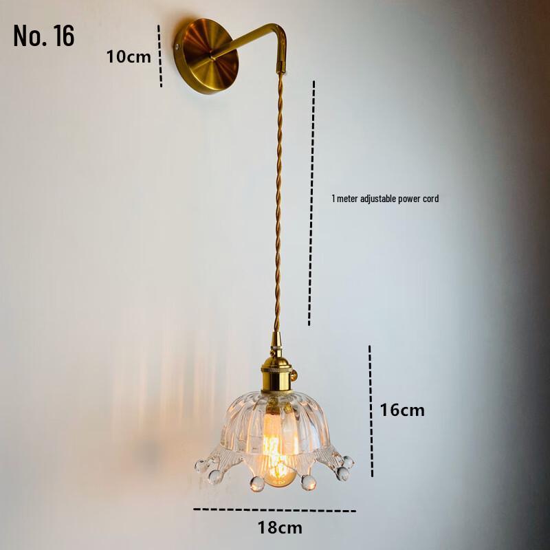 UOSU Nordic Glass Wall Lamp
