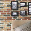 HaoHome Realistic Brick Wallpaper Vinyl Peel and Stick Wallpaper Waterproof Self-Adhesive Stone Wallpaper Sticker for Wall Deco