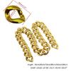Faux Gold Chain Necklace Plastic Big Chunky Necklace Hip Hop Thick Gold Chain