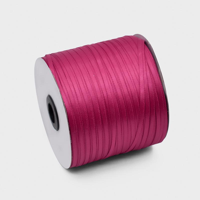 0.3cm Encrypted Polyester Satin Ribbon for Clothing and DIY Accessories