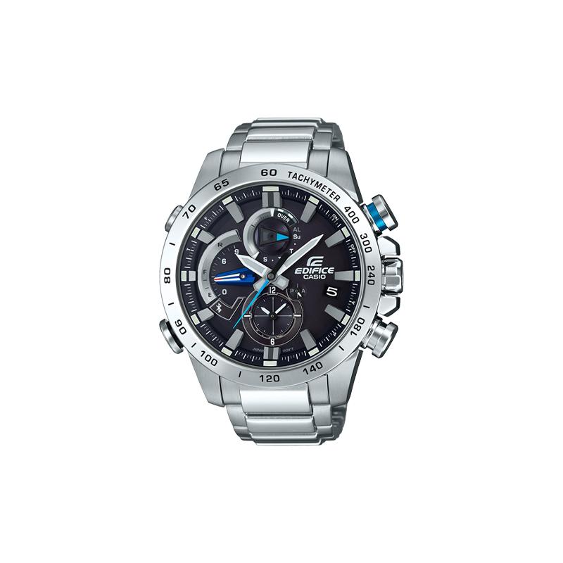 

Casio EDIFICE Business Bluetooth Connected Three Eyes and Five Hands Date Display Sports Waterproof Watch Quartz Movement Stainless Steel EQB-800D-1A чёрный