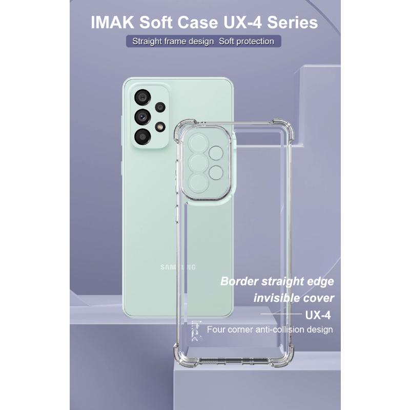 Per Samsung Galaxy A73 A54 A53 A52S A34 A33 A32 A25 4G 5G Custodia per telefono IMAK UX-4 Morbida Resistente agli urti