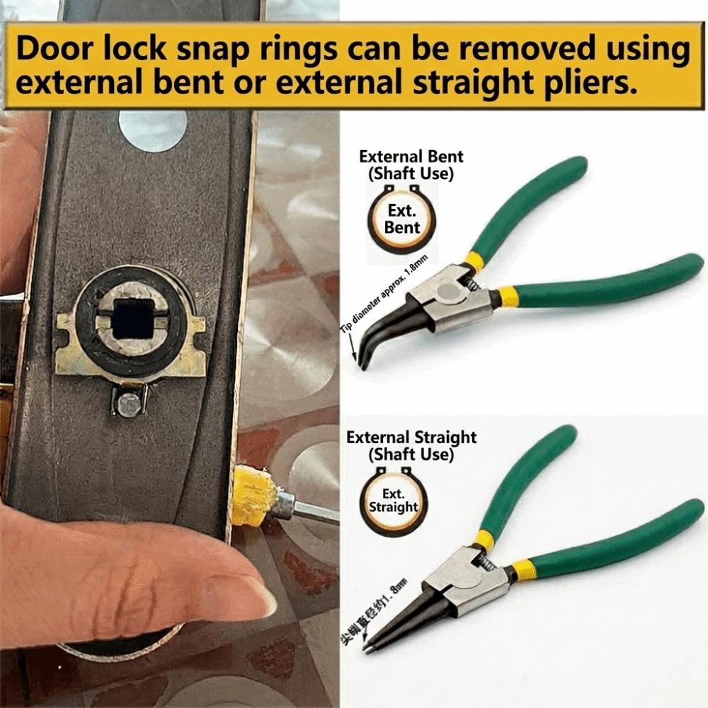 Universal Snap Ring Pliers Heavy Duty Retaining Ring Puller Circlip Pliers Mechanical Maintenance