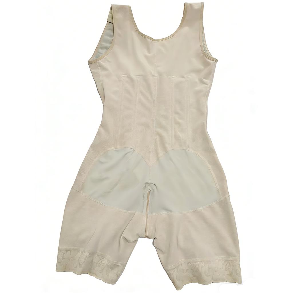 Women's Plus Size High Waist Tummy Control Body Shaper Fajas Colombianas BBL Shapewear Compression Bodysuit With Hooks and Zipper